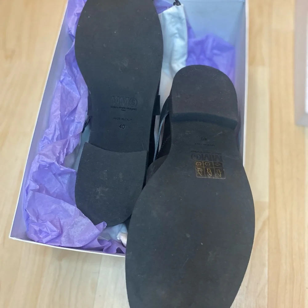 NWT MM6 Maison Margiela Elastic Strap Derby Oxfords - Size 40